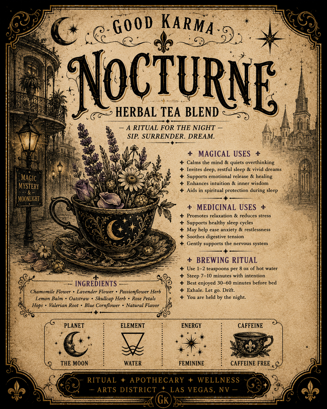 NOCTURNE HERBAL TEA BLEND